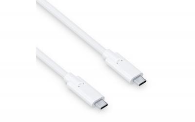 PureLink USB3.1 Gen2 USB-C-C, 50cm, Weiss