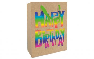 B+C Geschenktasche Rainbow Birthday