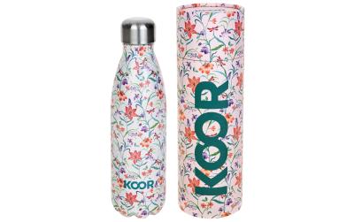 KOOR Flasche Thermo 500ml Flowers Rose