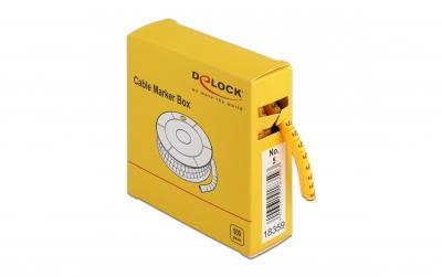 Delock Kabelmarker-Box, Nr.5, 500 Stück