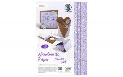 URSUS Bastelpapier Handmade Noblesse Viola