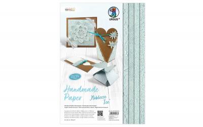 URSUS Bastelpapier Handmade Noblesse Ice