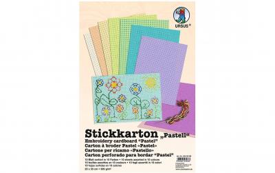 URSUS Stickkarton Pastell