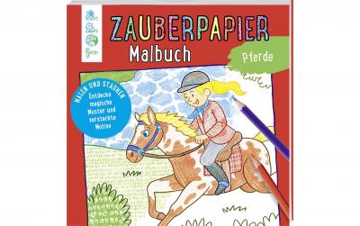 Topp Malbuch Zauberpapier Pferde