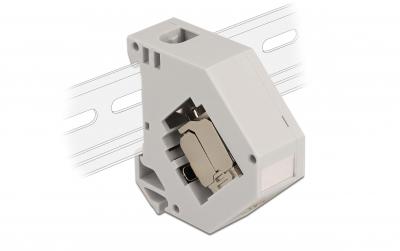 Delock Keystone DIN-Rail Hutschiene Gehäuse