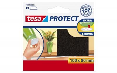 Tesa Filzgleiter rechteckig, braun