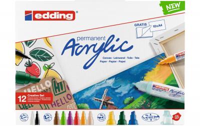 Edding Acrylmarker Starter-Set gross