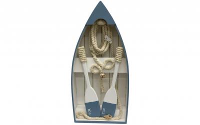 Dameco Deko Holzruderboot L:40.5cm