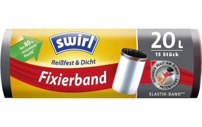 Swirl Müllbeutel mit elast. Zugband 20 L