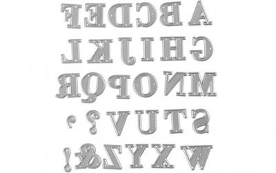 Creativ Company Stanzschablonen Alphabet