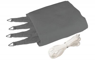 Sonnensegel grau 5.0m, Quadratisch