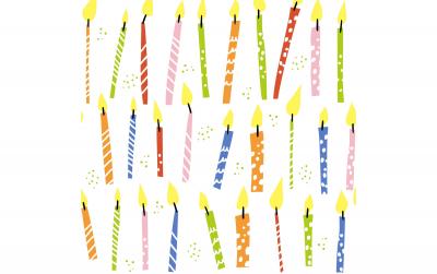 Paper + Design Servietten B-Day Candles