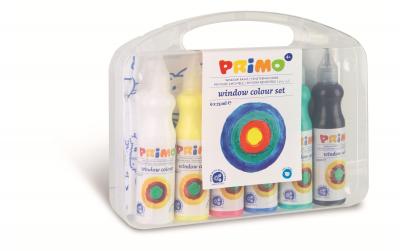 Primo Fenstermalfarbe 75ml 6St