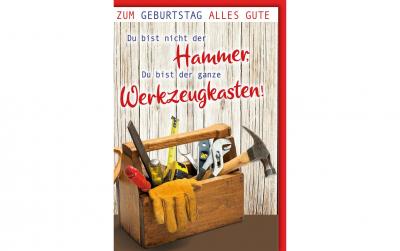 B+C Geburtstagskarte Handwerker