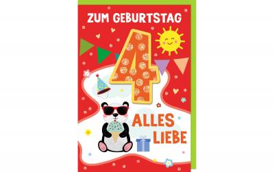 B+C Kindergeburtstagskarte Pandabär