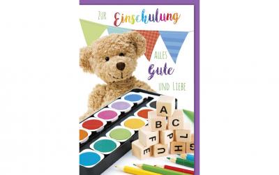 B+C Glückwunschkarte zum Schulanfang