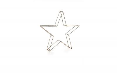 STT LED Dekoration 3D Star Nero 78cm