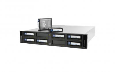 Tandberg RDX QuikStation8: 2U 8-Bay 2x10Gb