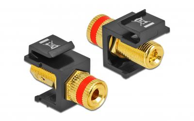 Delock Keystone Polklemme/Gewindebuchse