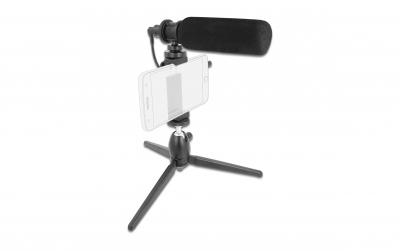 Delock USB Vlog Shotgun Mikrofon Set