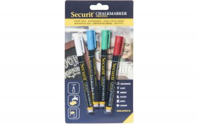 Securit Kreidemarker 1-2 mm 4 Stück