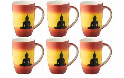 Mila Kaffeetasse Buddha, 6 Stk.