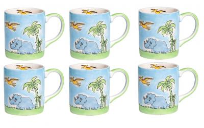 Mila Kindertasse Dinosauerier, 6 Stk.