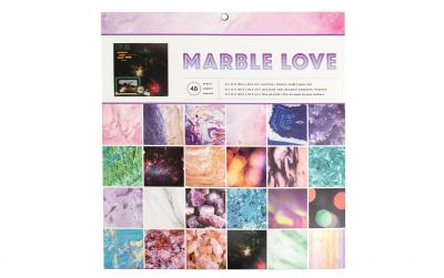 American Crafts Designpapier Marble Love