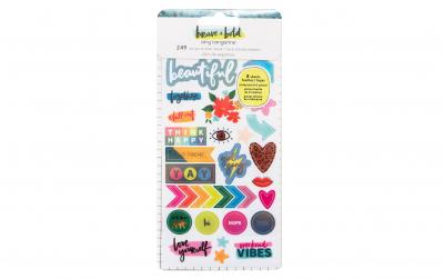 American Crafts Stickerbuch Bold + Brave