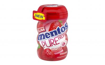 Mentos Gum Pure Fresh Strawberry Bottle