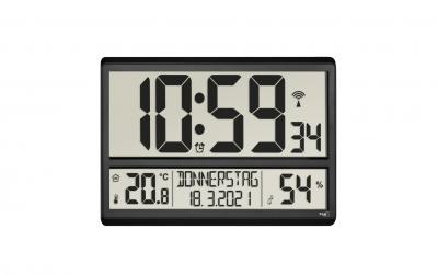 TFA Funk-Wanduhr mit Hygrometer