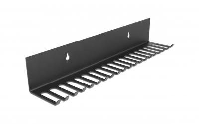 Delock Kabelhalterung 318x65mm, Schwarz