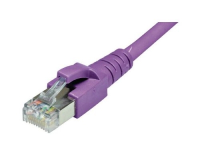 Dätwyler Patchkabel: S/FTP, 2m, violett