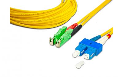 Lightwin LWL HQ Duplex Patchkabel, LSH, 2m