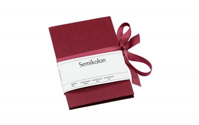 Semikolon Leporello Classico bordeaux