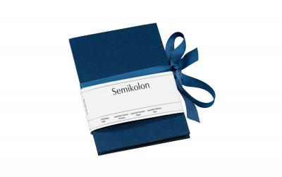 Semikolon Leporello Classico marine