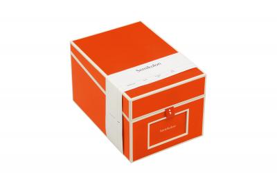 Fotobox orange 17.5x15.7x25.6cm