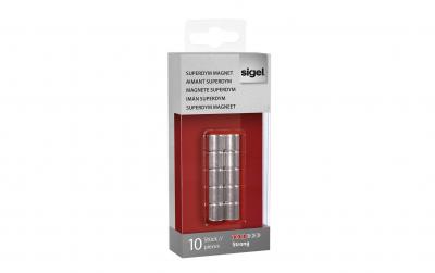 Sigel Magnete Strong Zylinder, silber