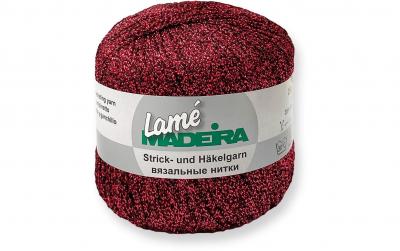 Madeira Häkel- und Strickgarn Lamé Rot