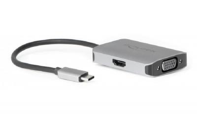 Monitor Splitter USB Typ-C zu HDMI/VGA