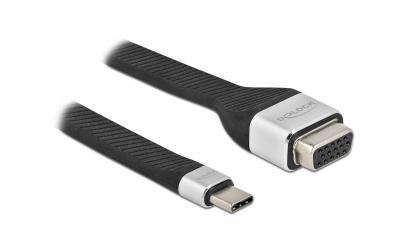 Delock FPC Flachbandkabel Typ-C zu VGA