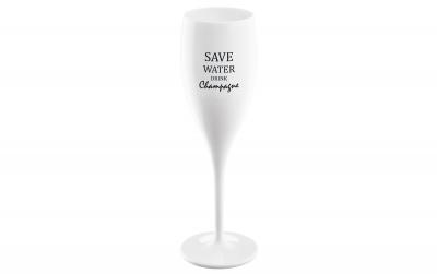 Koziol Sektglas save water drink champagne