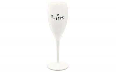 Koziol Sektglas mit Druck love