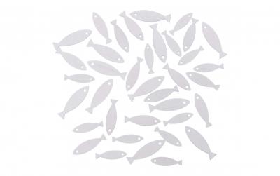 Rico Streudeko Holz Fisch weiss