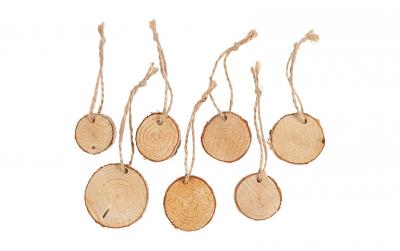 Creativ Company Holzscheiben mit Loch