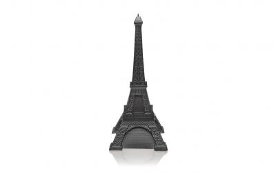 Candellana Kerze Eiffelturm, Grau (Stahl)