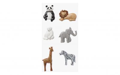 Hobbyfun 3D-Sticker Afrika-Tiere