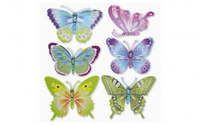 Hobbyfun XXL-Sticker 3D Schmetterling