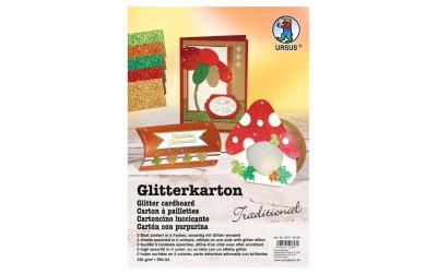 URSUS Glitterkarton Traditional
