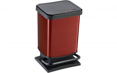 Rotho Treteimer Paso rot metallic